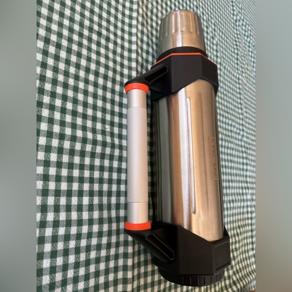 Stanley Aladdin Vintage Metal Thermos Heavy Duty Stopper-RS47 Cup-SS04 - Picture 10 of 13